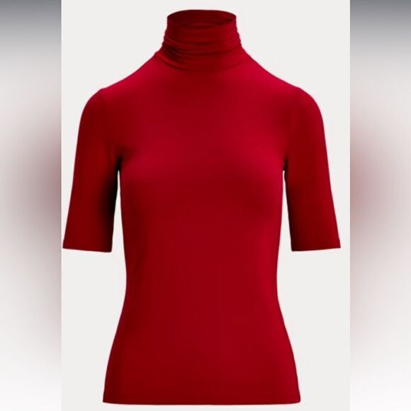 NWT Ralph Lauren Martin Festive Red Turtleneck - Picture 2 of 10